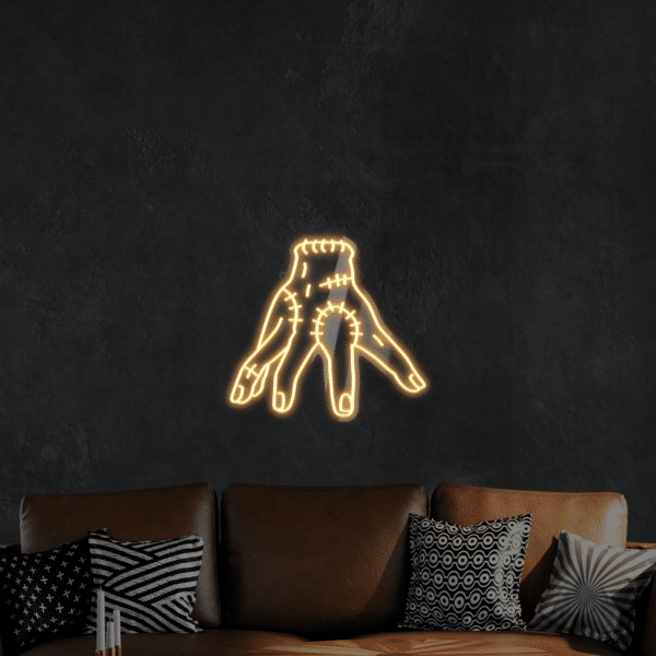Neon LED Rodzina Addamsów Rączka