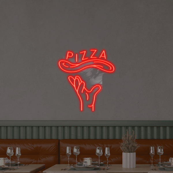 Napis LED Pizza