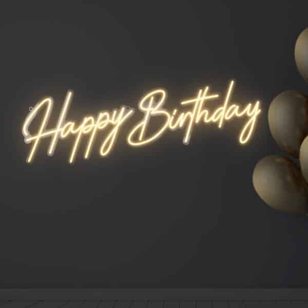Neon Happy Birthday