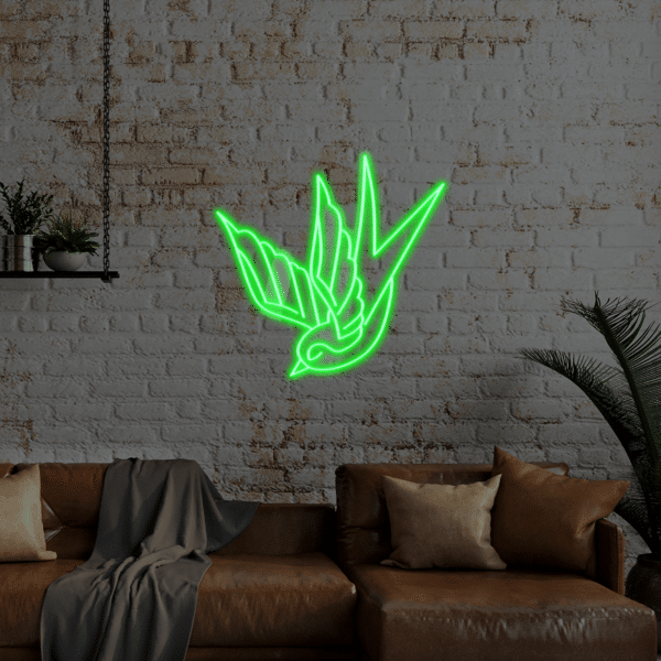Neon LED Jaskółka