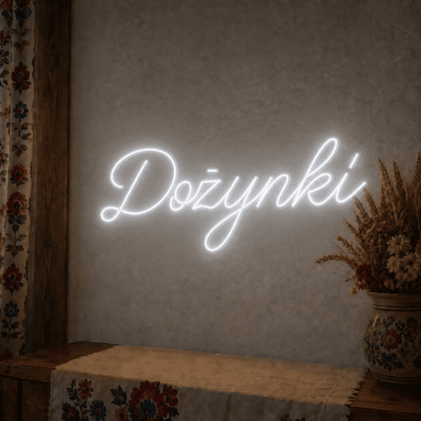 Napis LED Dożynki