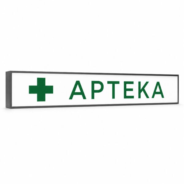 Kaseton reklamowy LED z licem z pleksi