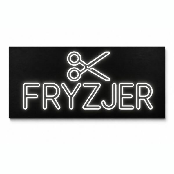Neon zewnętrzny LED Fryzjer