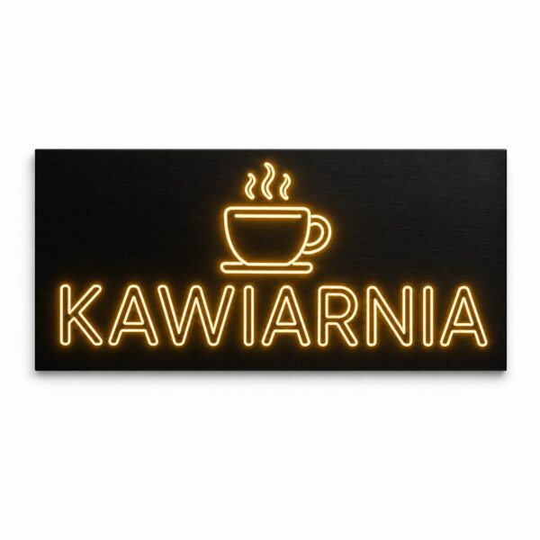 Neon zewnętrzny LED Kawiarnia