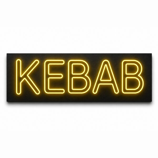 Neon zewnętrzny LED Kebab