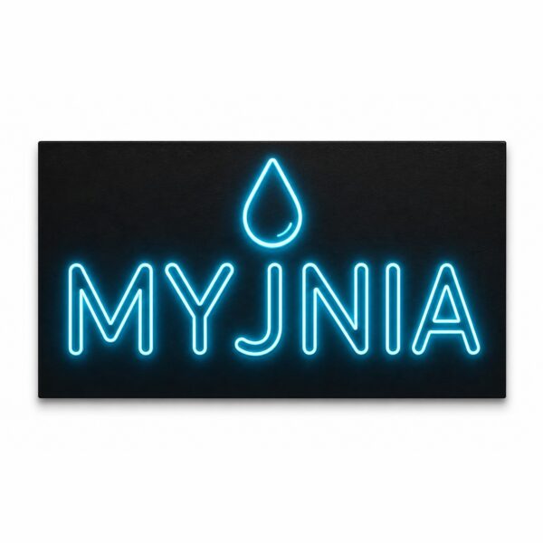 Neon zewnętrzny LED Myjnia