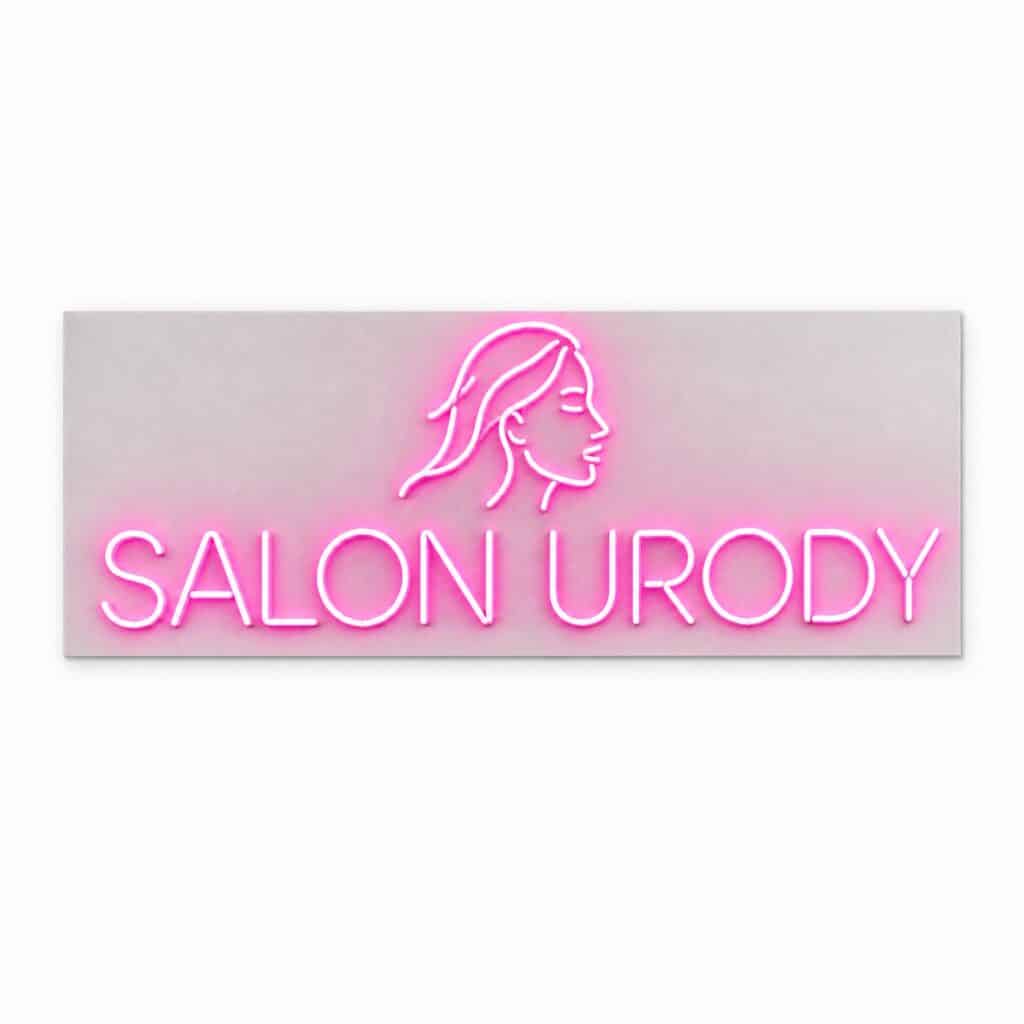 Neon zewnętrzny LED Salon Urody